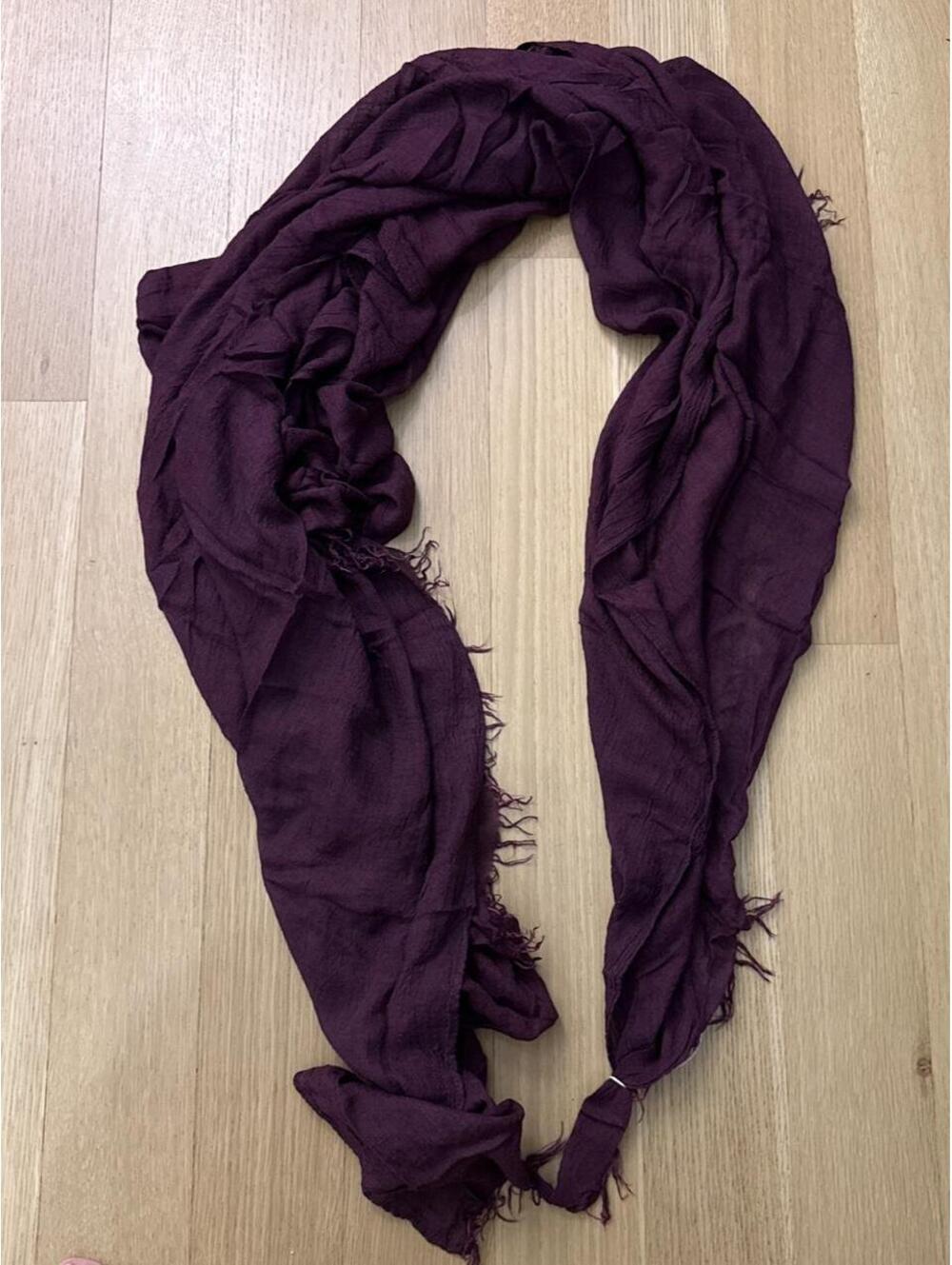 Isabel Marant Women's Burgundy and Purple Scarf-wrap